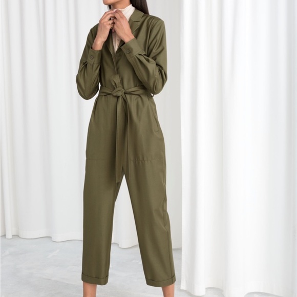 & Other Stories Pants - & Other Stories Capsule Collection Collared Jumpsuit